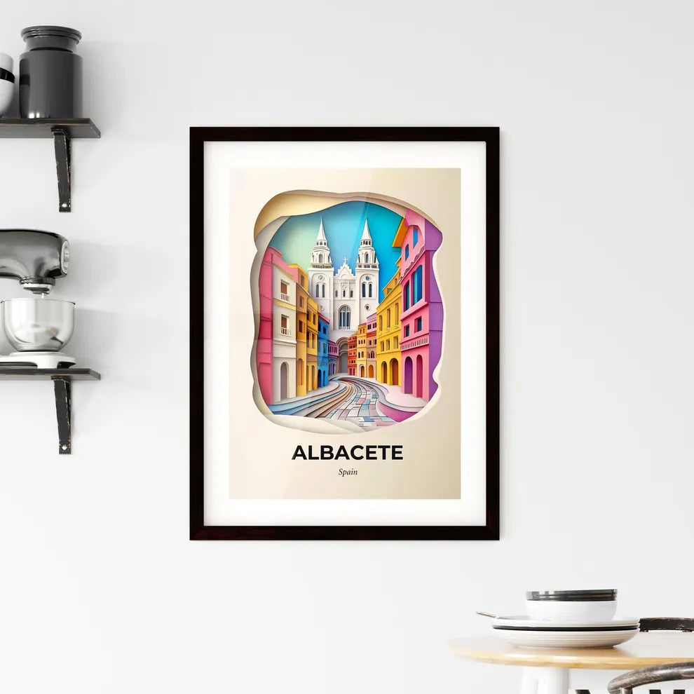 Vivid Albacete, Spain, Framed Wall Art