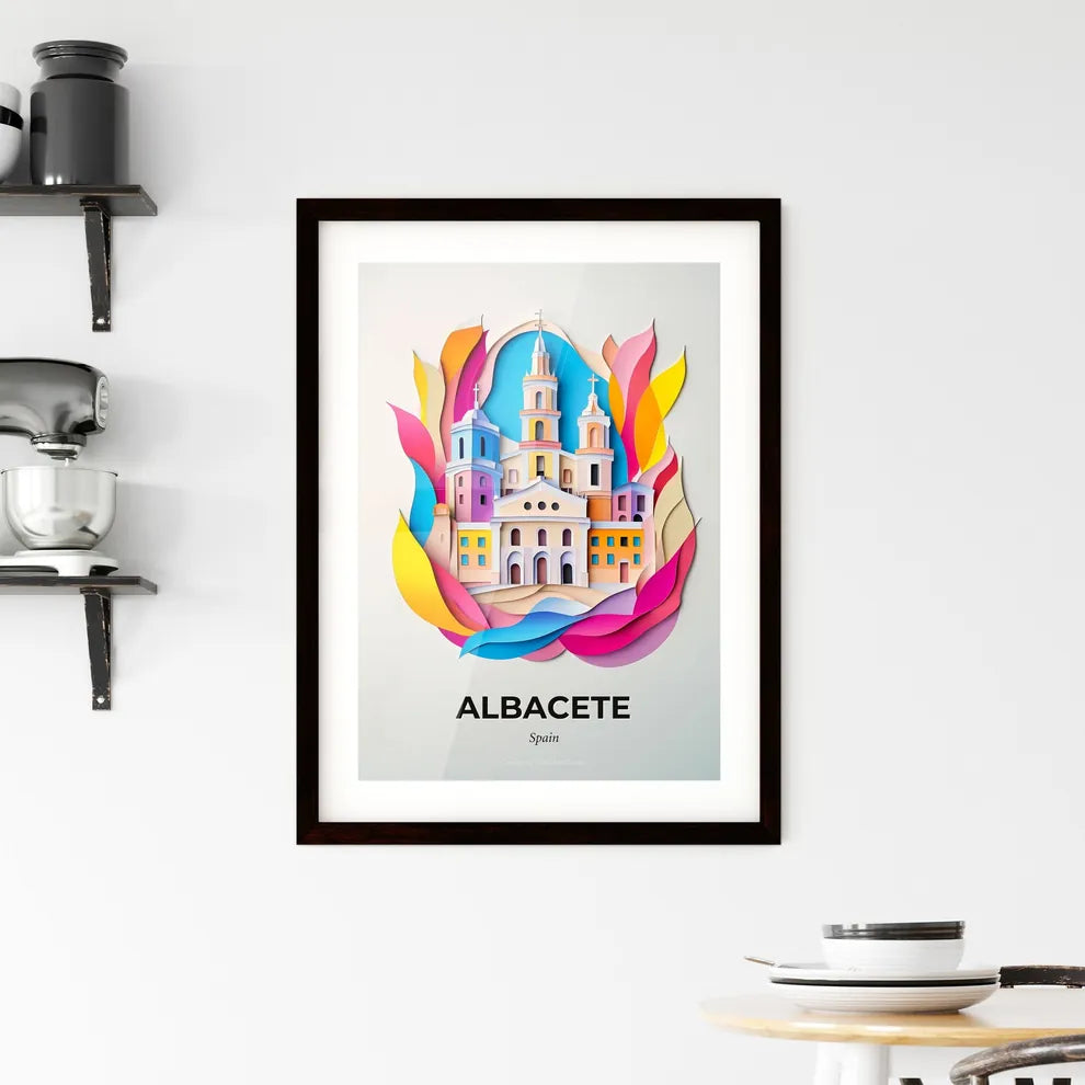 Vivid Albacete, Spain, Framed Wall Art