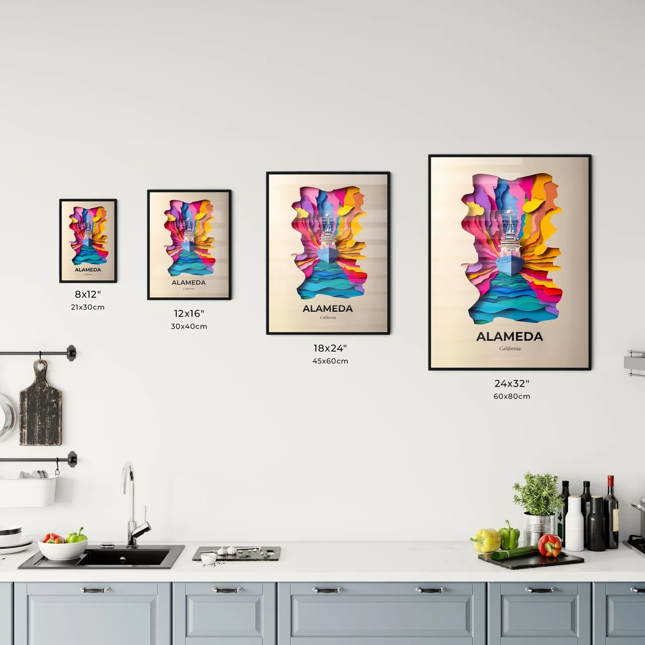 Vivid Alameda, California, Kitchen Art