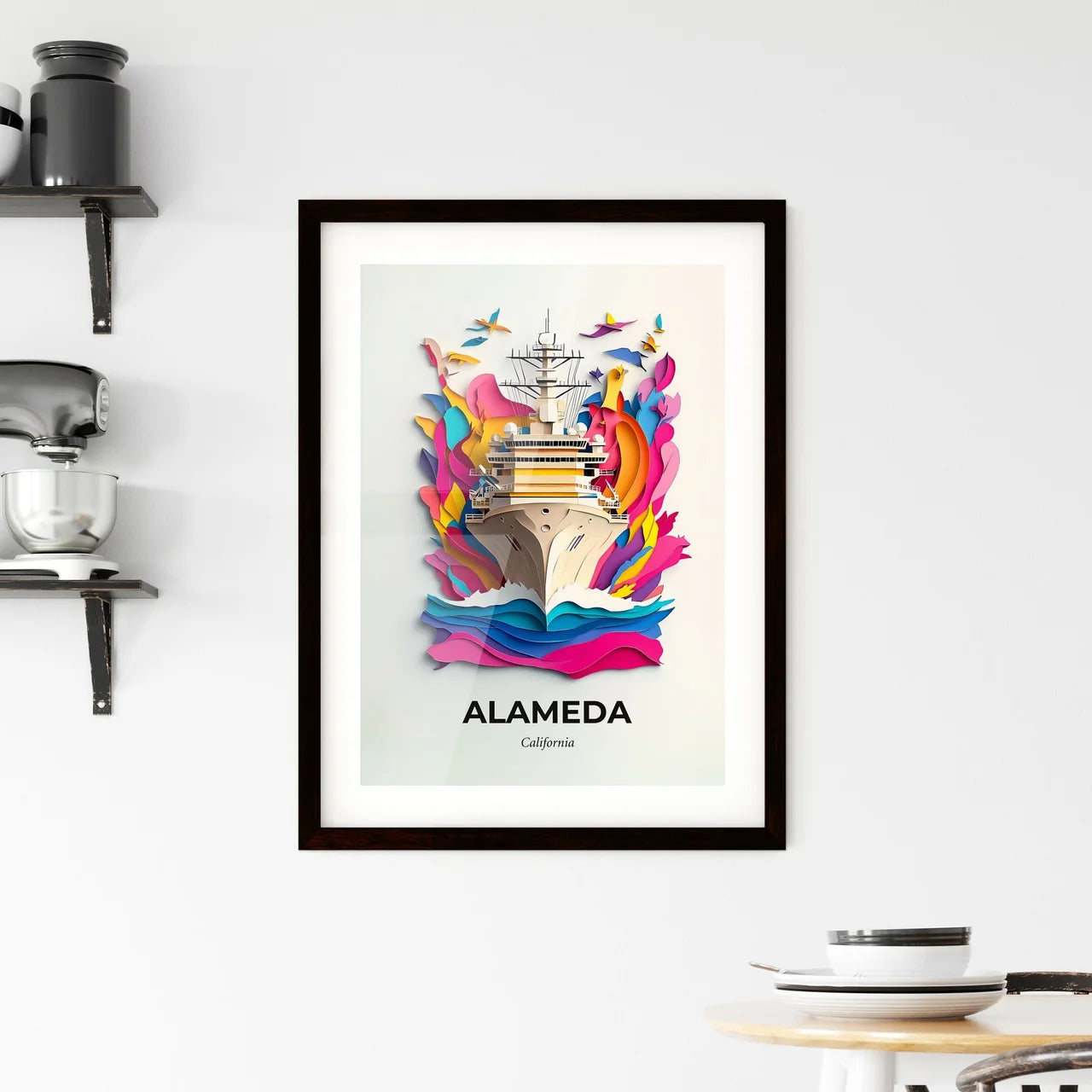 Vivid Alameda, California, Framed Wall Art