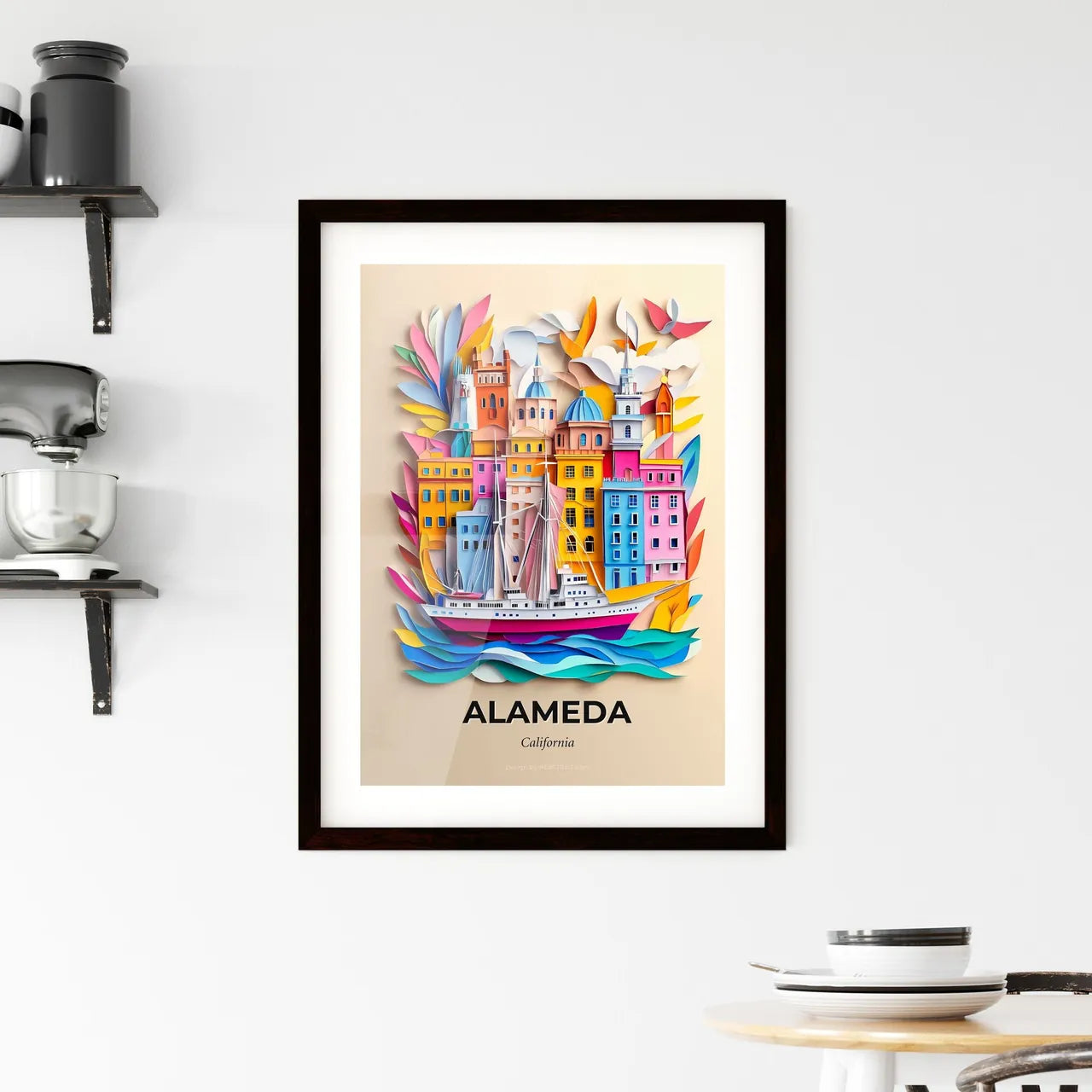 Vivid Alameda, California, Framed Wall Art