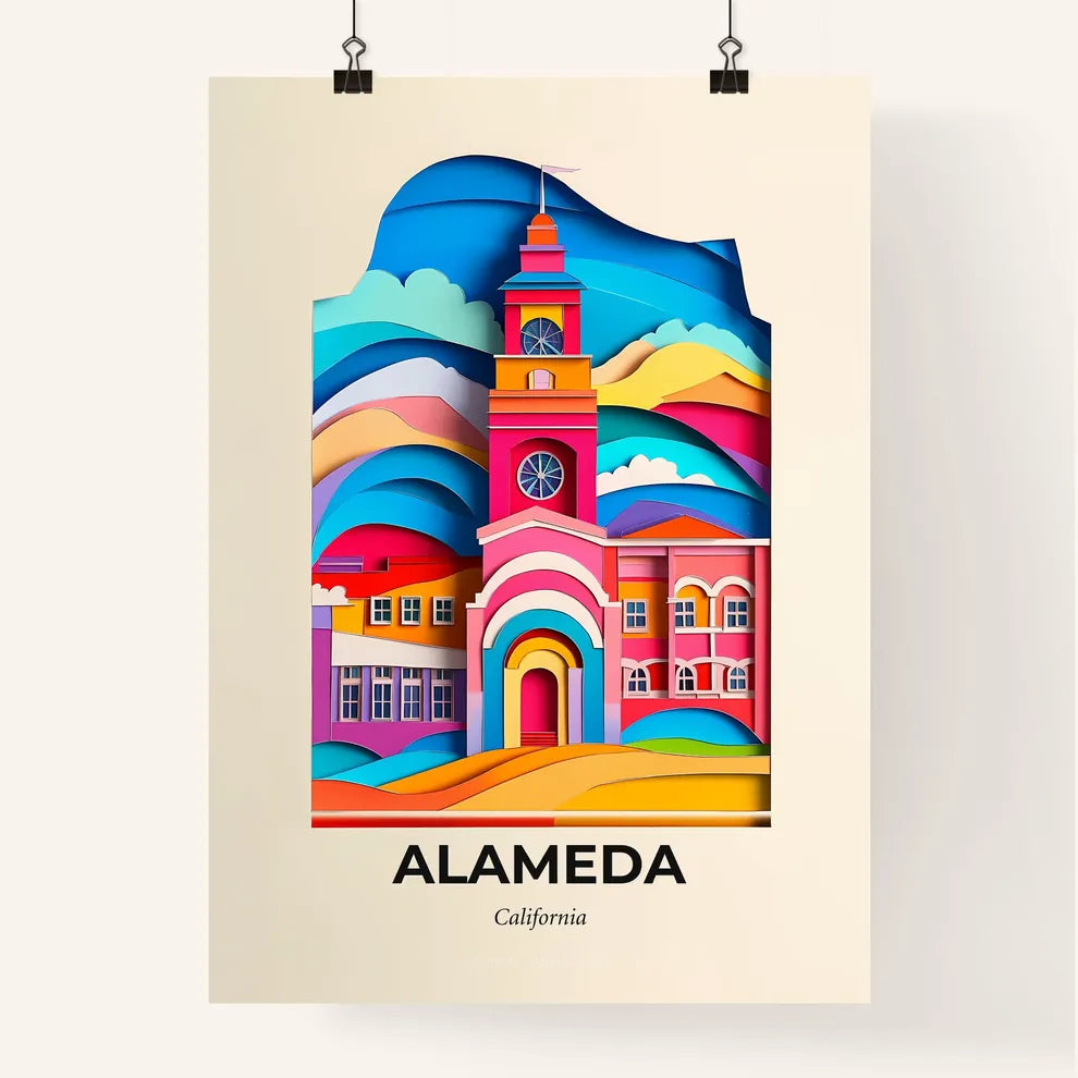 Vivid Alameda, California, Colorful Poster