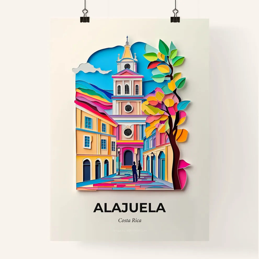 Vivid Alajuela, Costa Rica, Colorful Poster