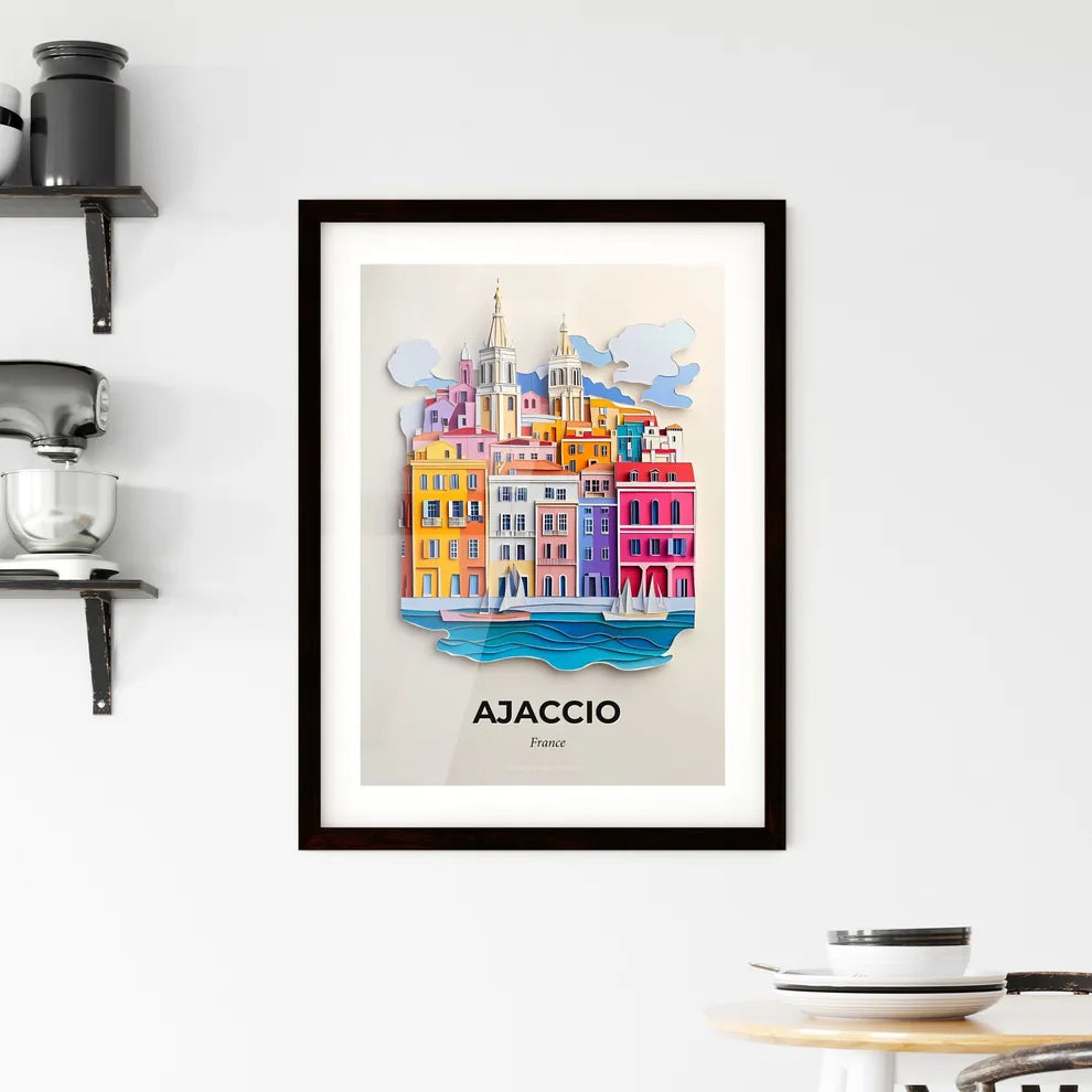 Vivid Ajaccio, France, Framed Wall Art
