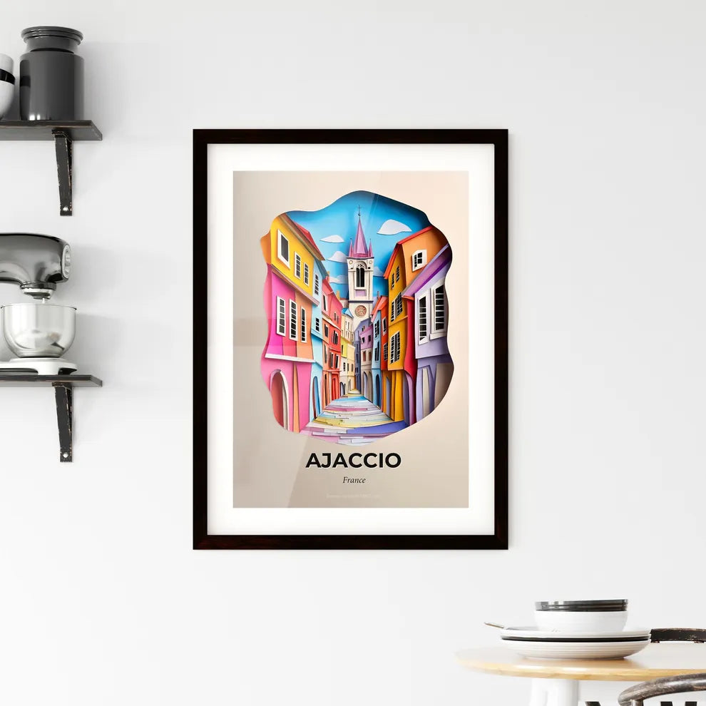 Vivid Ajaccio, France, Framed Wall Art