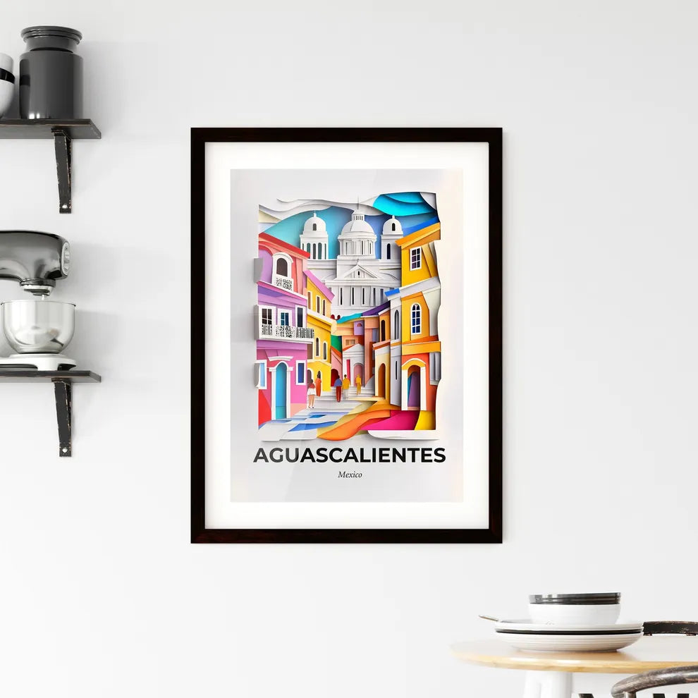 Vivid Aguascalientes, Mexico, Framed Wall Art