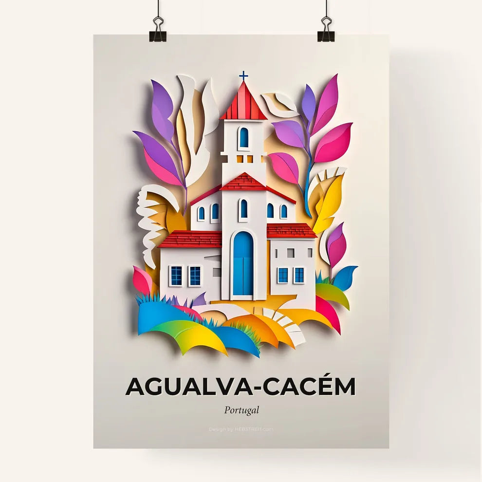 Vivid Agualv, Colorful Poster