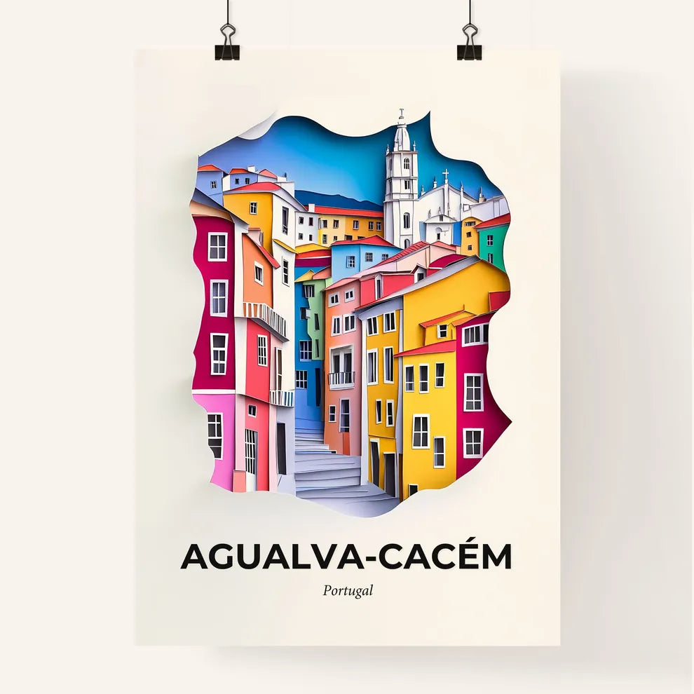 Vivid Agualv, Colorful Poster