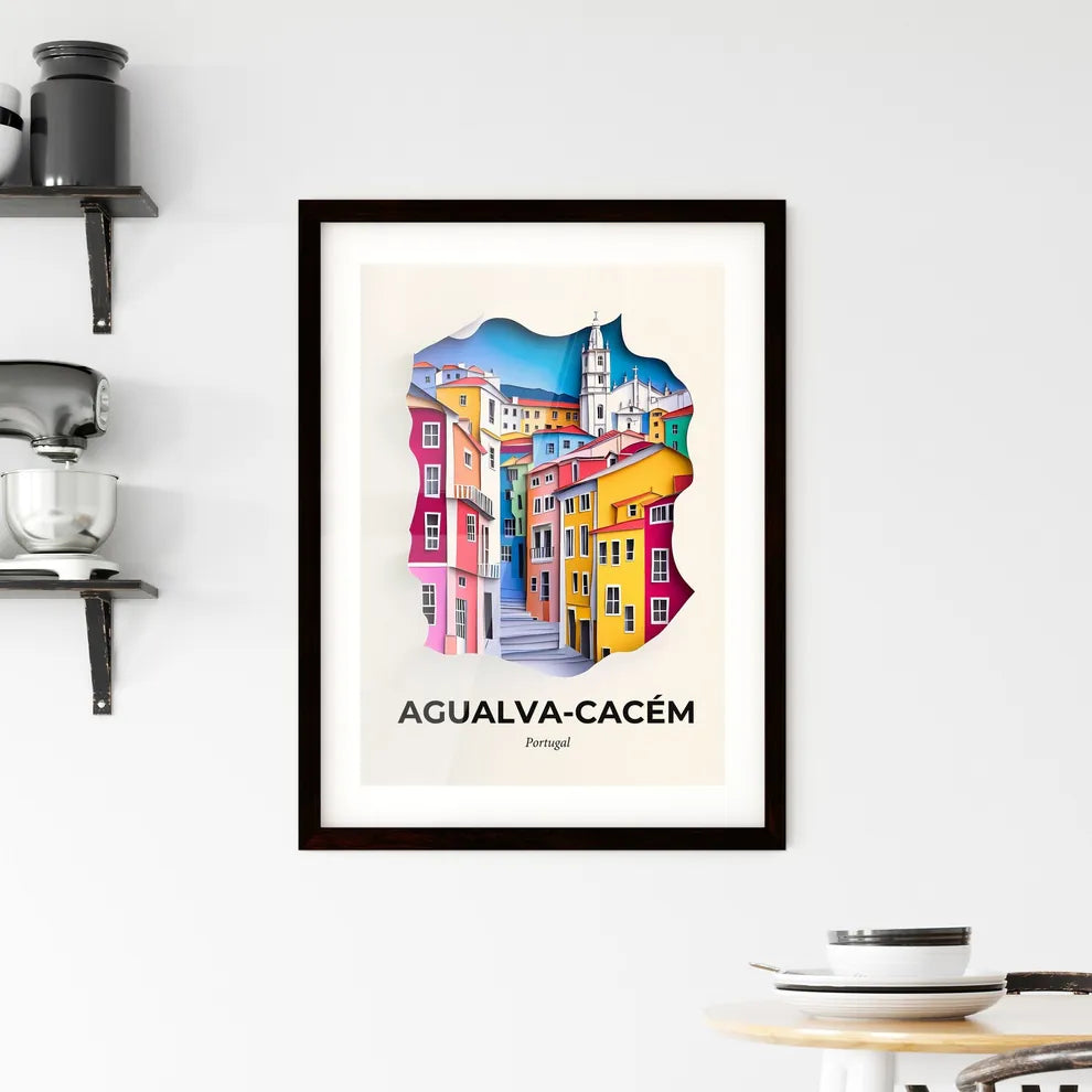Vivid Agualv, Framed Wall Art