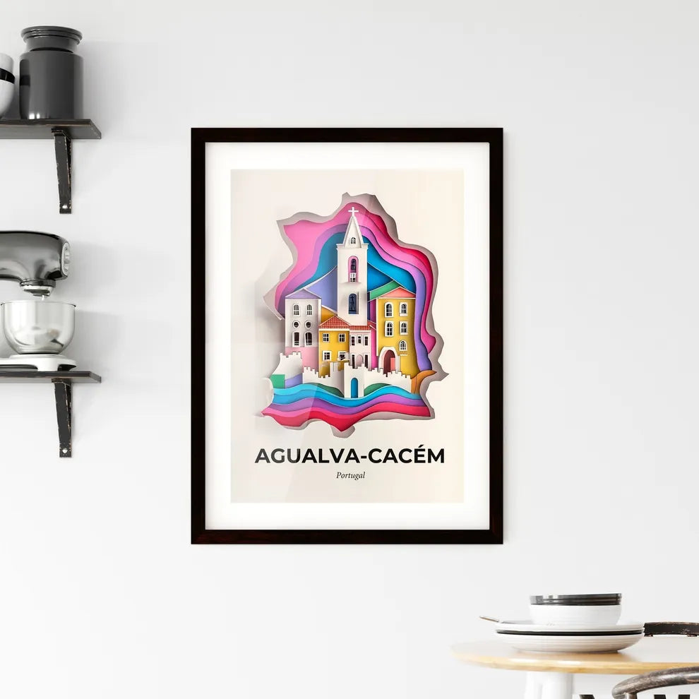 Vivid Agualv, Framed Wall Art