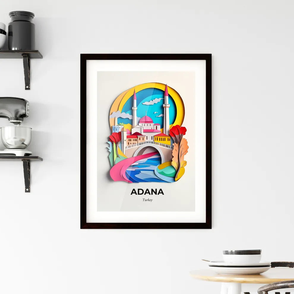 Vivid Adana, Turkey, Framed Wall Art