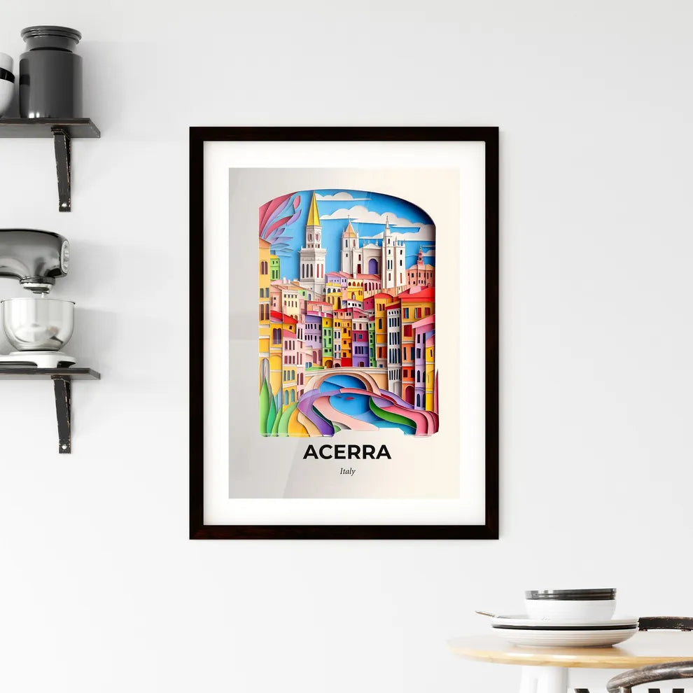 Vivid Acerra, Italy, Framed Wall Art
