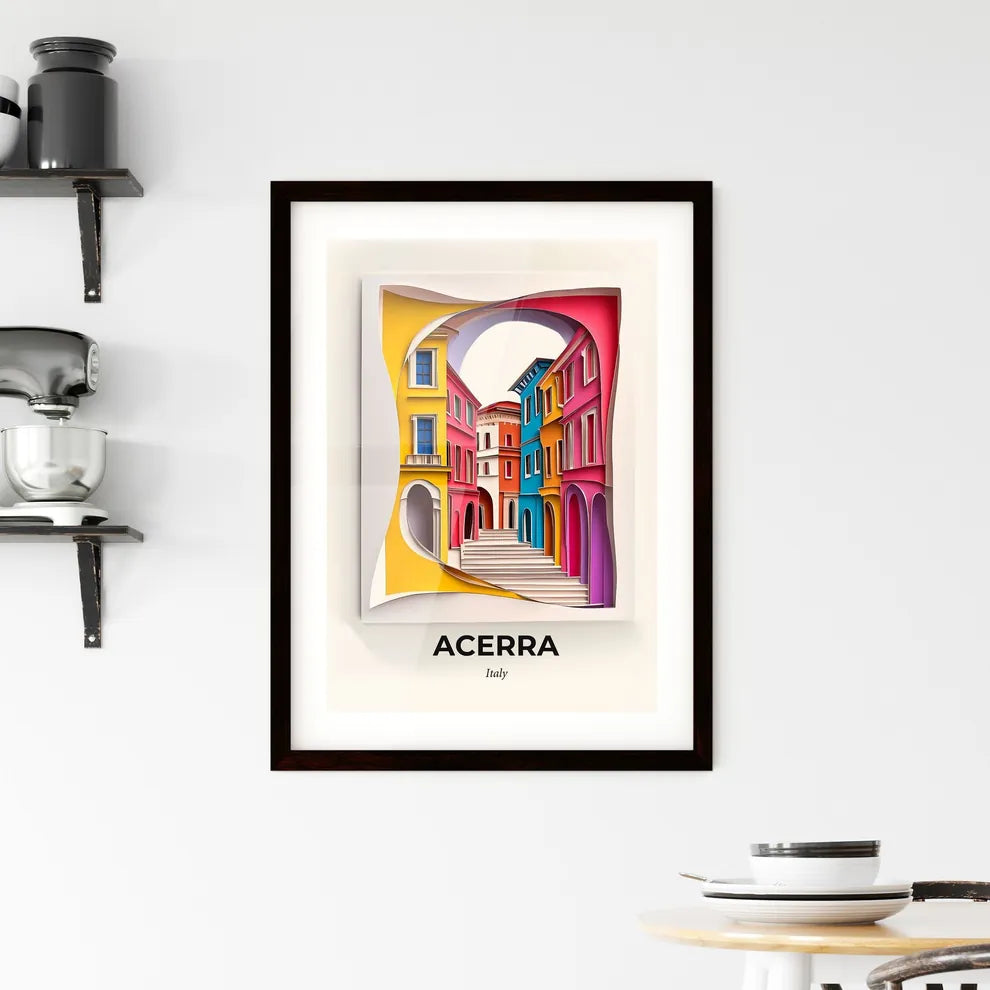 Vivid Acerra, Italy, Framed Wall Art