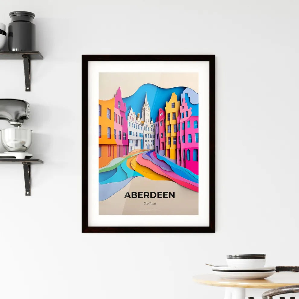 Vivid Aberdeen, Scotland, Framed Wall Art