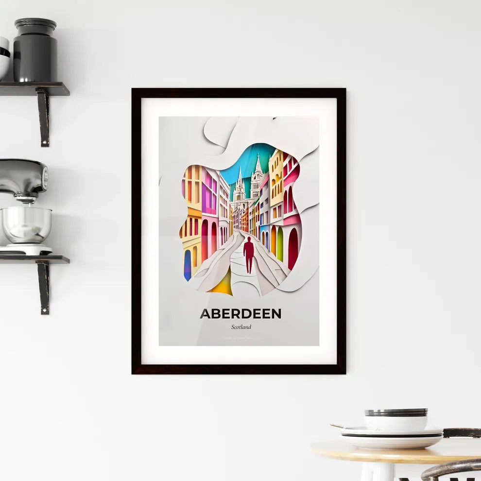 Vivid Aberdeen, Scotland, Framed Wall Art