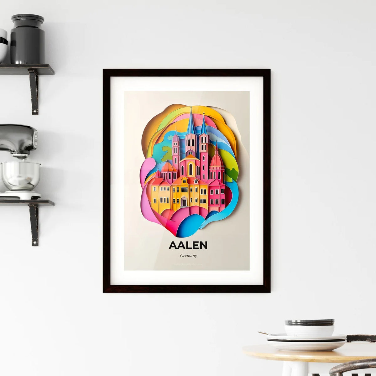 Vivid Aalen, Germany, Framed Wall Art