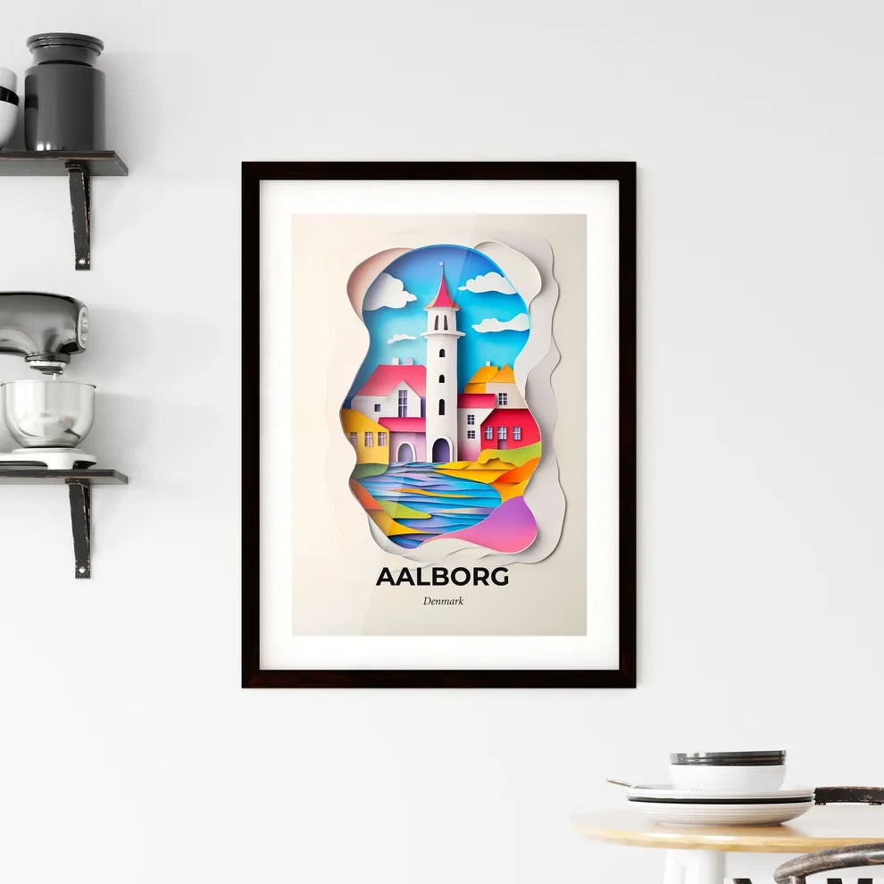 Vivid Aalborg, Denmark, Framed Wall Art