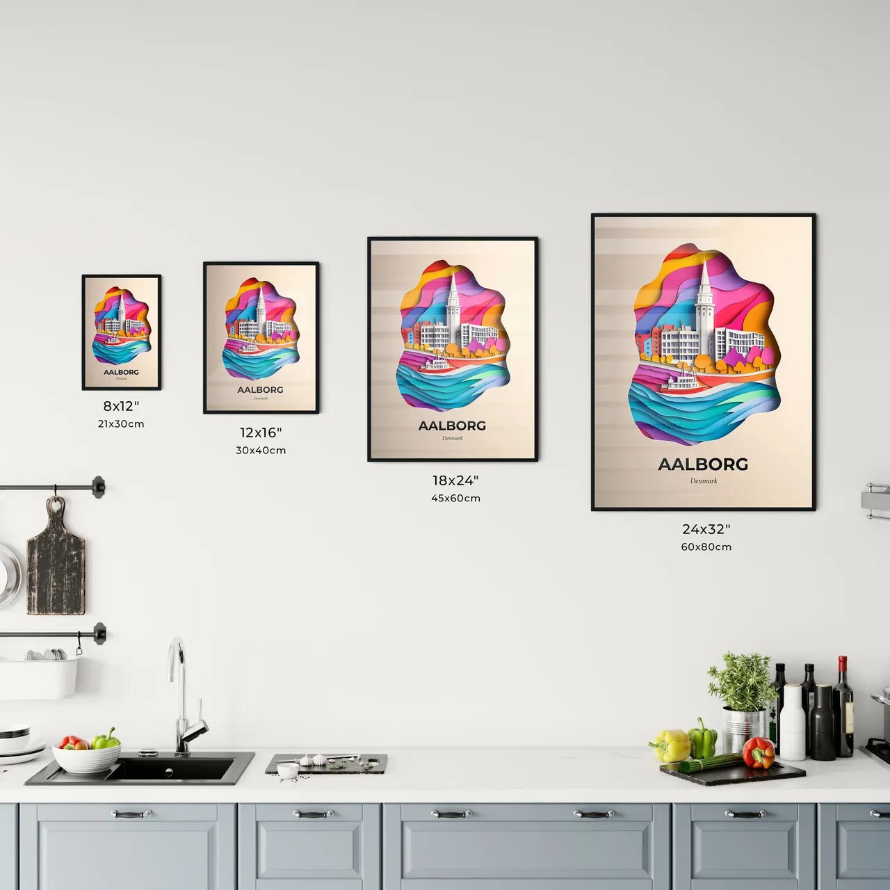 Vivid Aalborg, Denmark, Kitchen Art