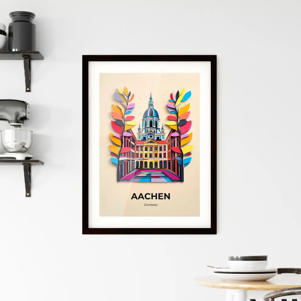 Vivid Aachen, Germany, Framed Wall Art