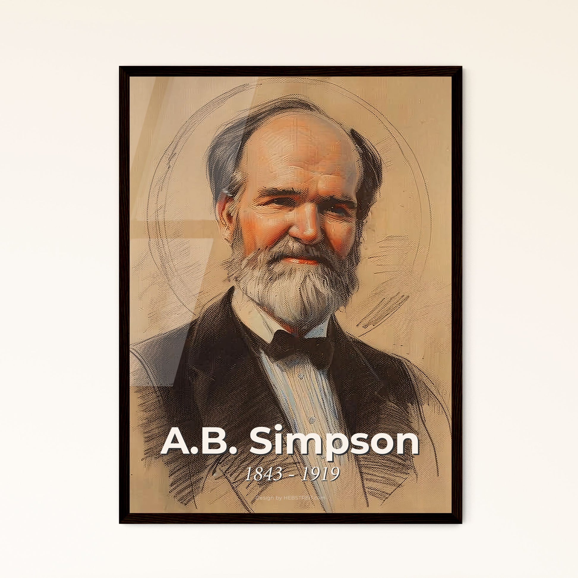 Radiant A.B. Simpson Framed Print