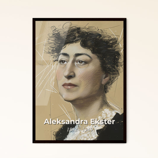 Vibrant Portrait of Aleksa - Framed Art Print