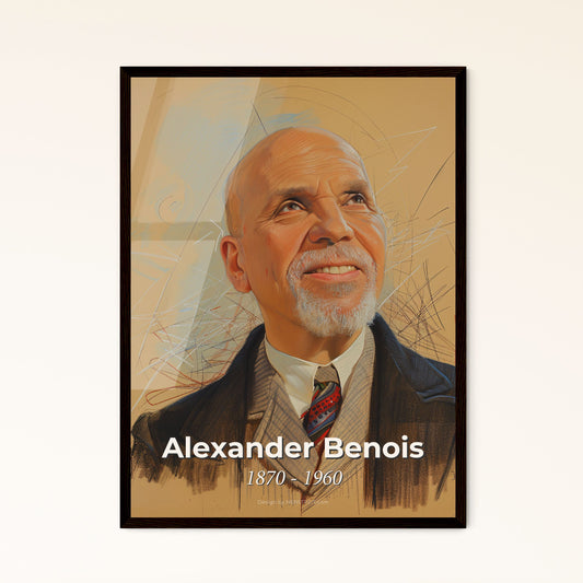 Elegant Alexander Benois-Inspired Art Print: Dynamic Lines & Subtle Hues for Exquisite Home Decor, Perfect for Gifting