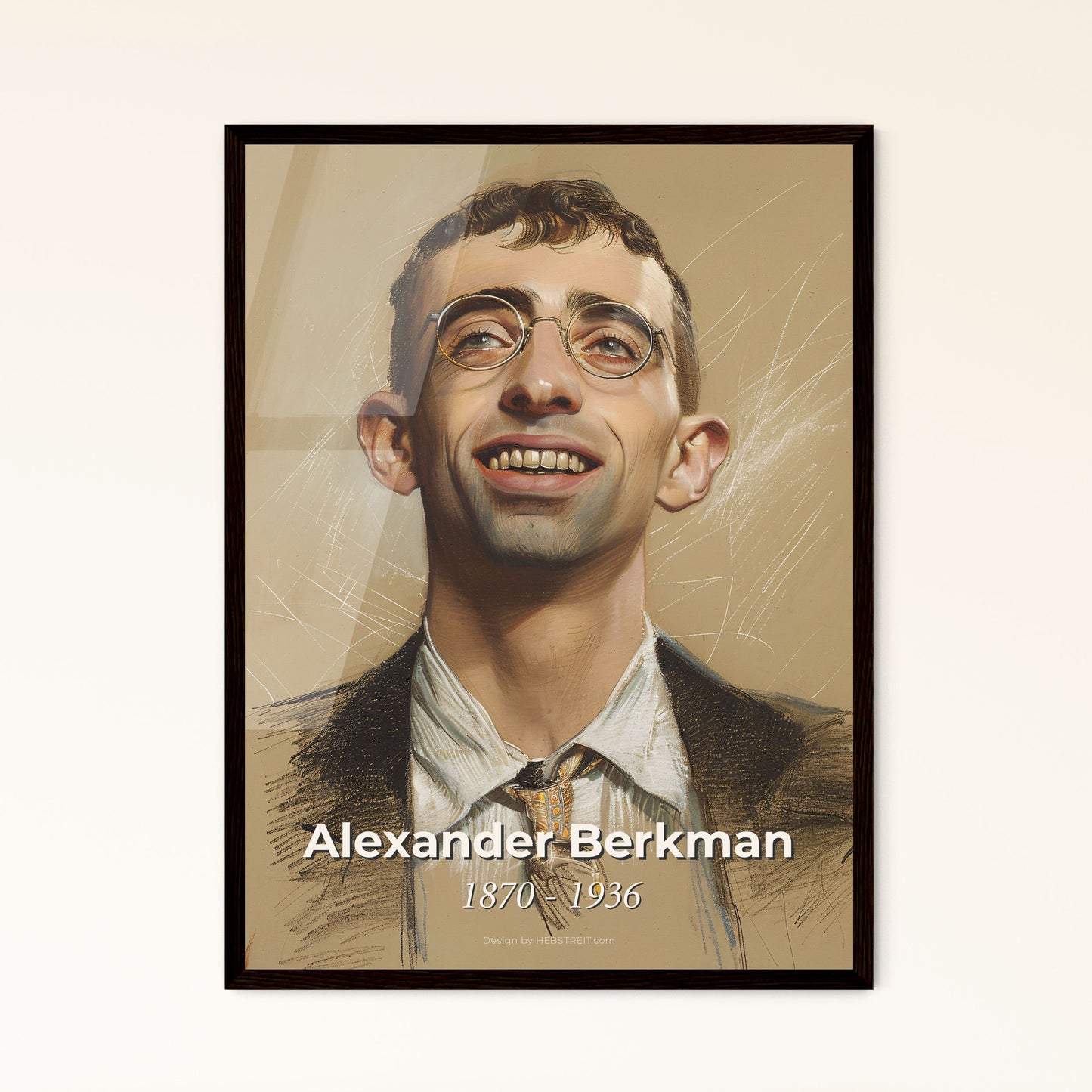 Passionate Portrait of Ale - Framed Art Print