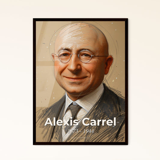 Elevate Your Space: Stunning Portrait of Alexis Carrel - Pioneer in Medicine, Captured in Elegant Contemporary Art