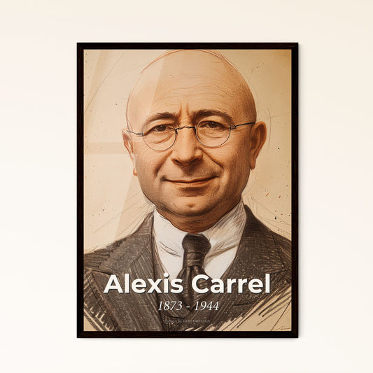 Radiant Tribute to Alexis Carrel Framed Print