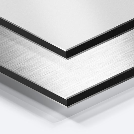 White-coated Metal Print on Aluminum DIBOND®