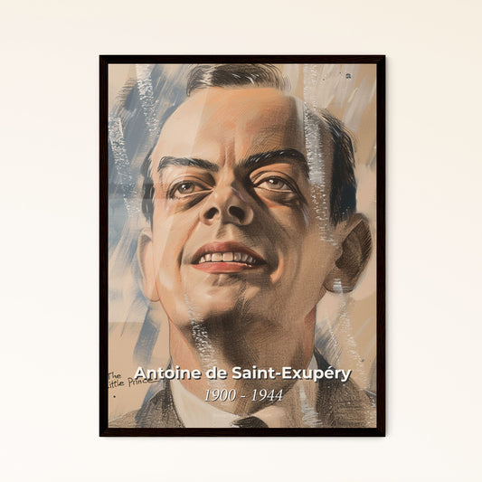 Radiant Tribute to Antoine de Saint Framed Print