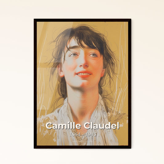 Captivating Portrait of  - Framed Art Print