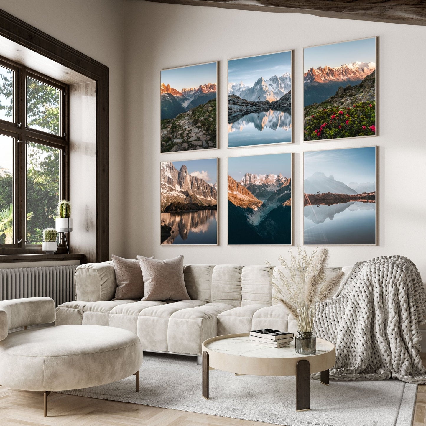 The Chamonix Collection – Set of 6 Alpine Prints
