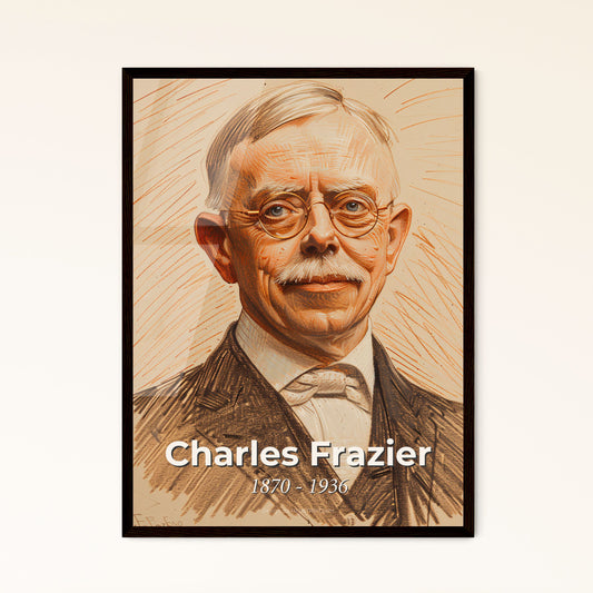 Captivating Portrait of  - Framed Art Print