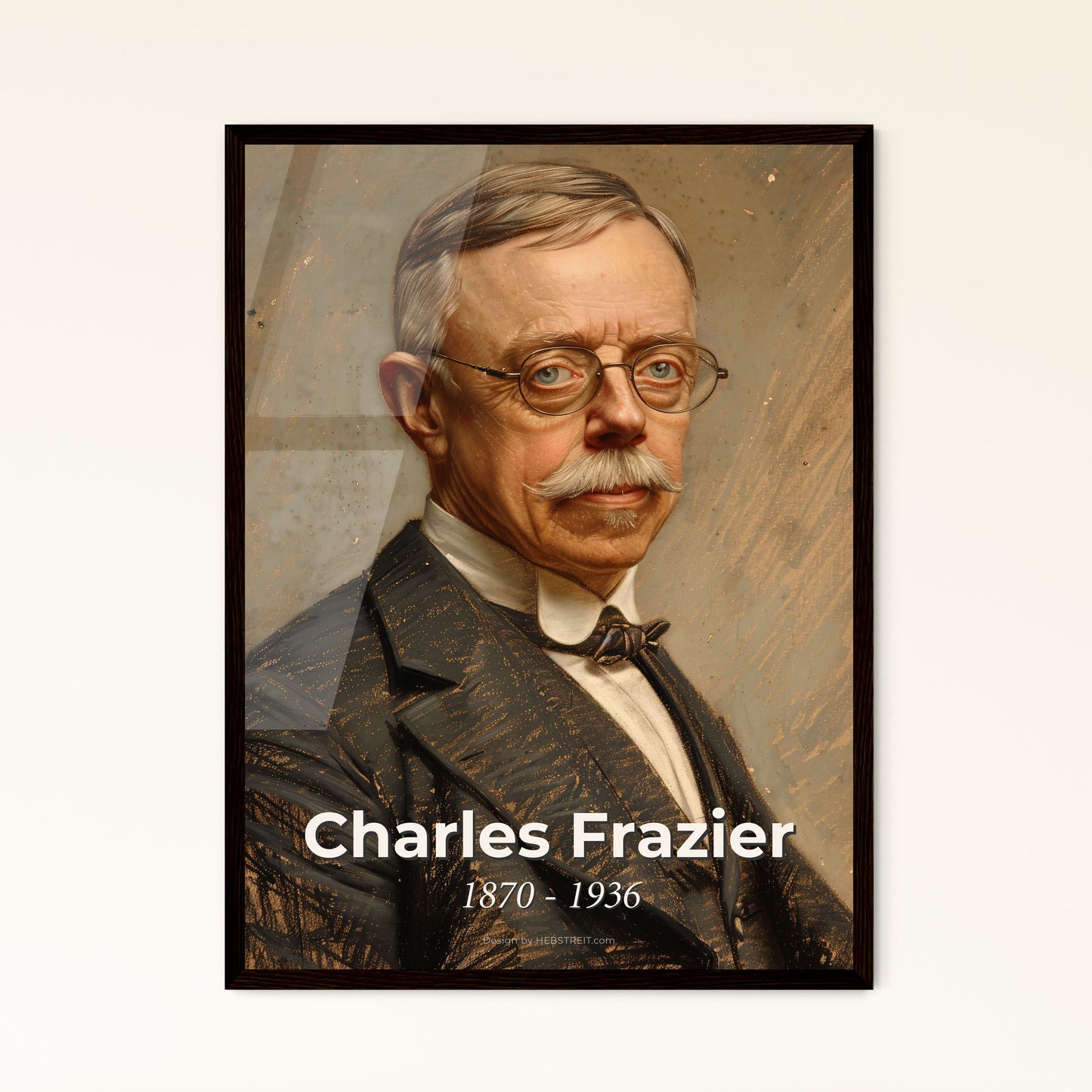 Radiant Tribute to Charles Frazier Framed Print