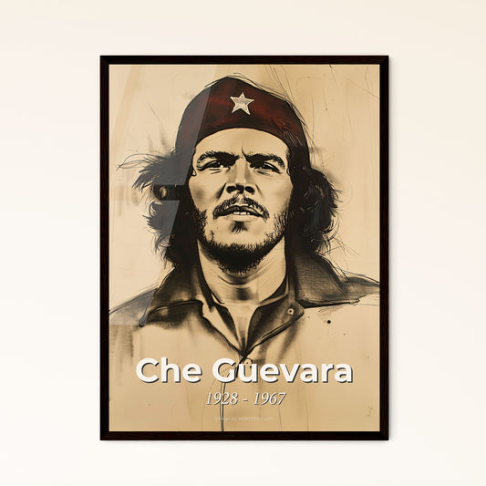 Che Guevara: Icon of Revolution - Elegant Contemporary Art Print, Unique Perspectives, Framed or Aluminum Options for Home Decor