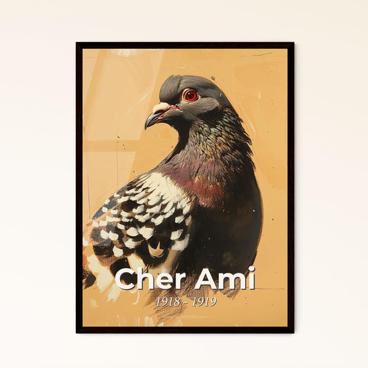 Timeless Tribute: Cher Ami Wall Art