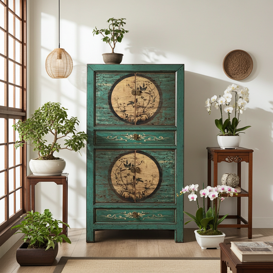 Vintage Asia Wedding Cabinet Dresser "Aurora" - Art. 33723-6