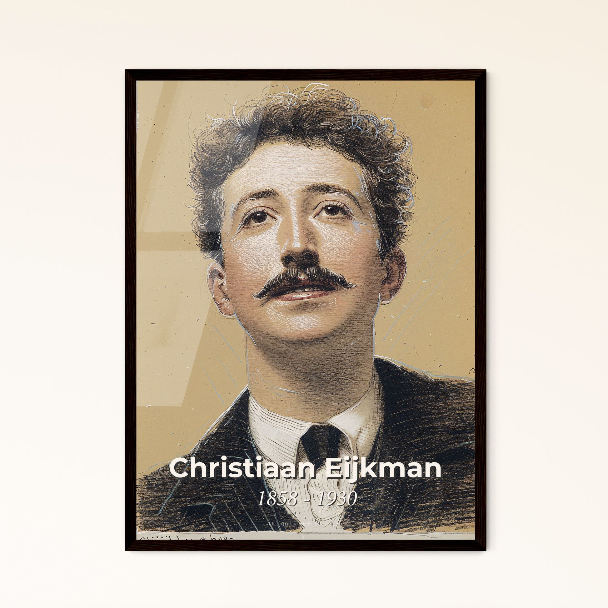 Radiant Tribute to Christiaan Eijkman Framed Print