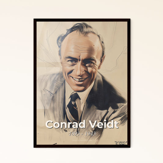 Enigmatic Conrad Veidt Framed Print