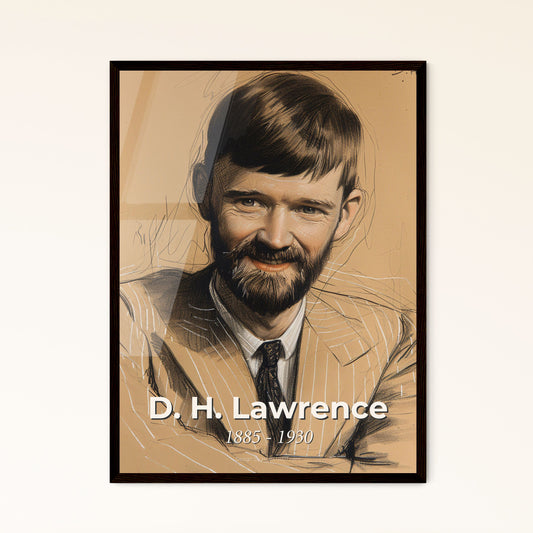 Intimate Portrait of D.H. Lawrence Framed Print