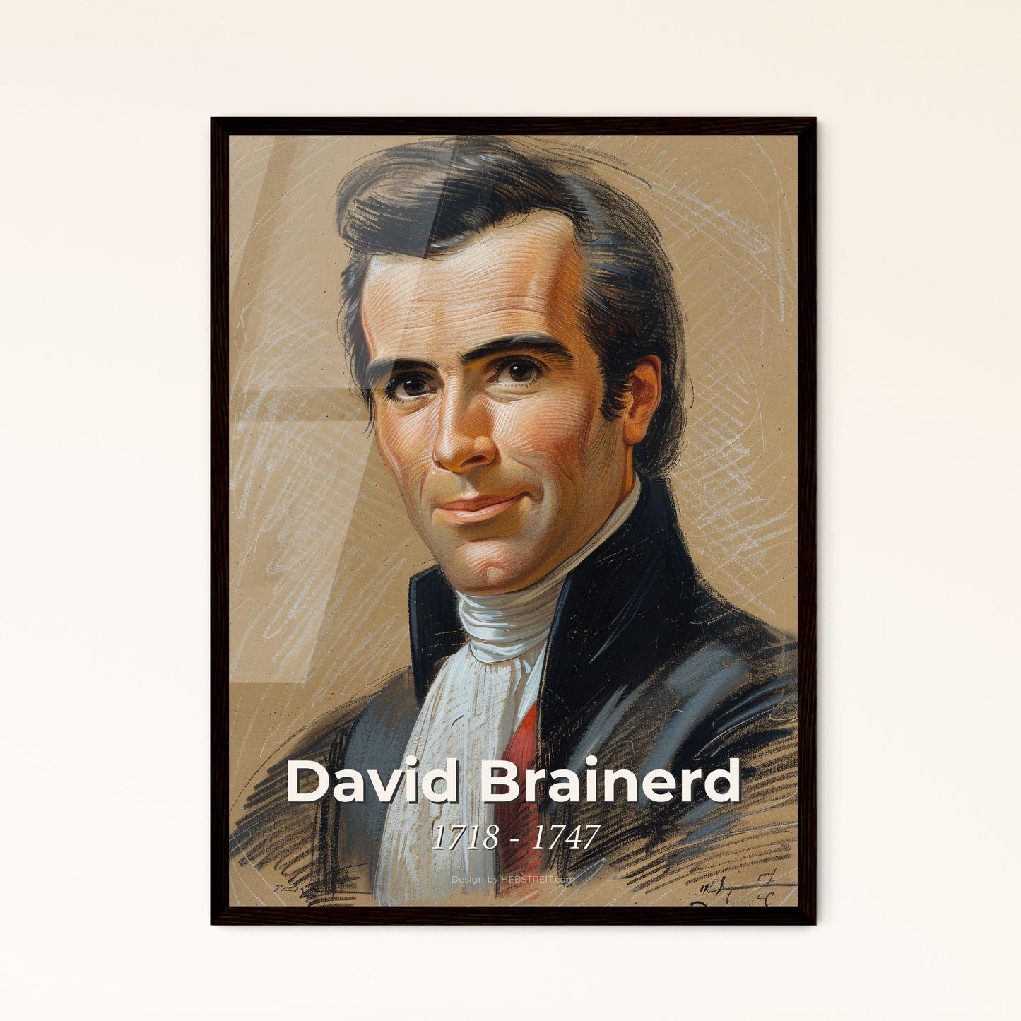 Radiant Tribute to David Brainerd Framed Print