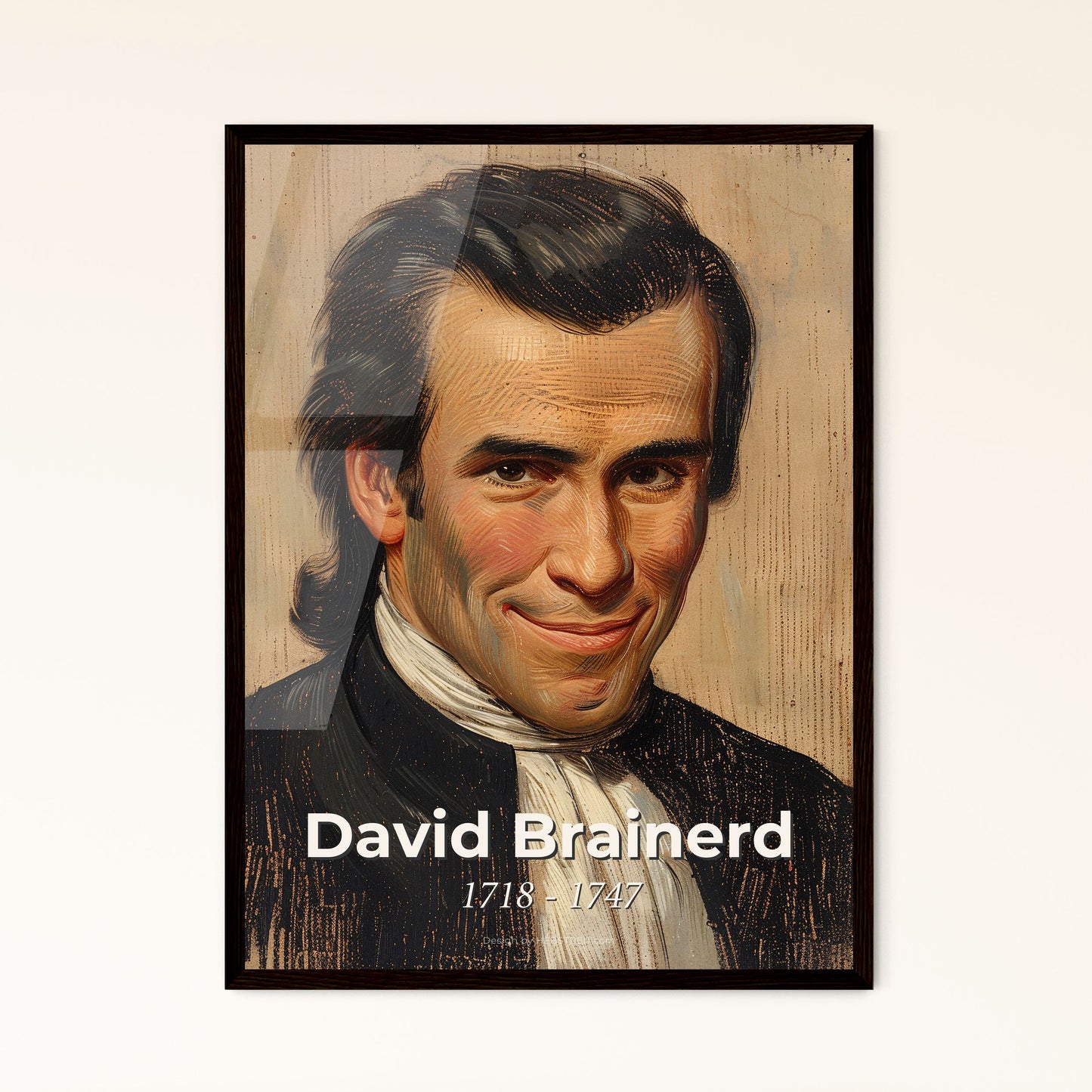 David Brainerd: A Captivating Contemporary Portrait Celebrating the Life of a Sacrificial American Missionary - Perfect for Home Decor!