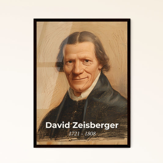 David Zeisberger: Captivating Contemporary Art Print Celebrating the Moravian Missionary's Legacy, Ideal for Home Décor & Gifts