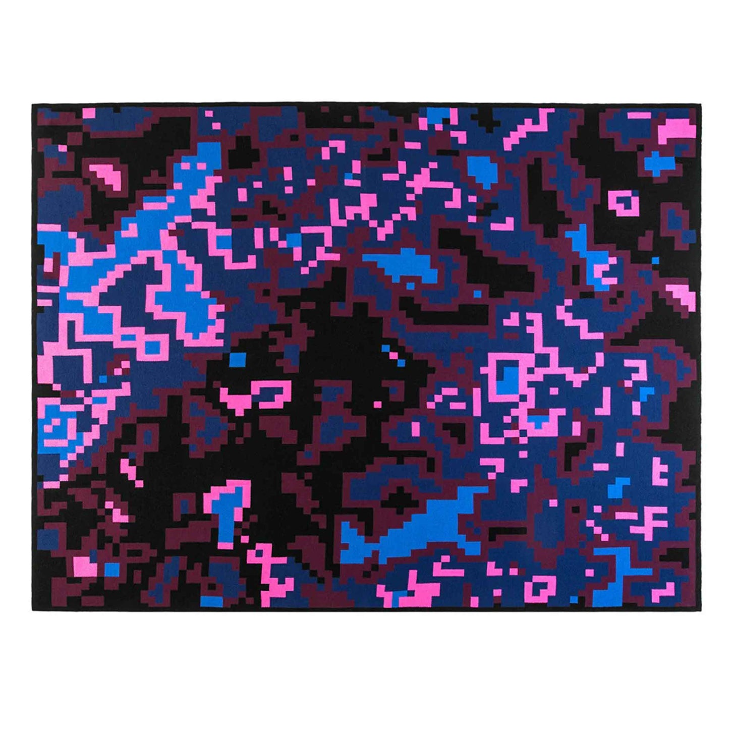 DIGITAL SUNSET | THROW BLANKET | 185x140 cm | Merino Wool & Silk | Cristian Zuzunaga