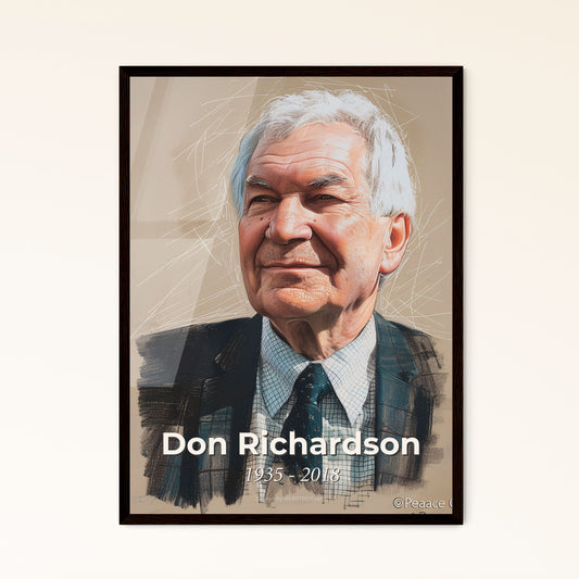 Don Richardson: A Vibrant Tribute to the Canadian Missionary Who Transformed Lives - Stunning Art Print on Premium Options