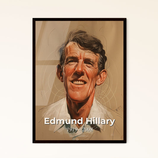 Edmund Hillary: Icon of Adventure - Contemporary Art Print Celebrating the First Everest Summit, Perfect for Home Decor & Gifts