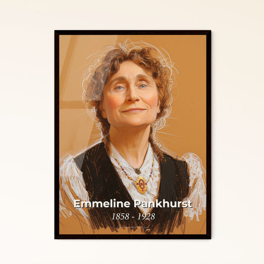 Emmeline Pankhurst: A Captivating Tribute to the Pioneering Suffragette in Sensual Contemporary Art - Perfect for Home Décor