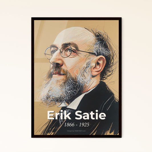 Erik Satie Portrait Framed Print