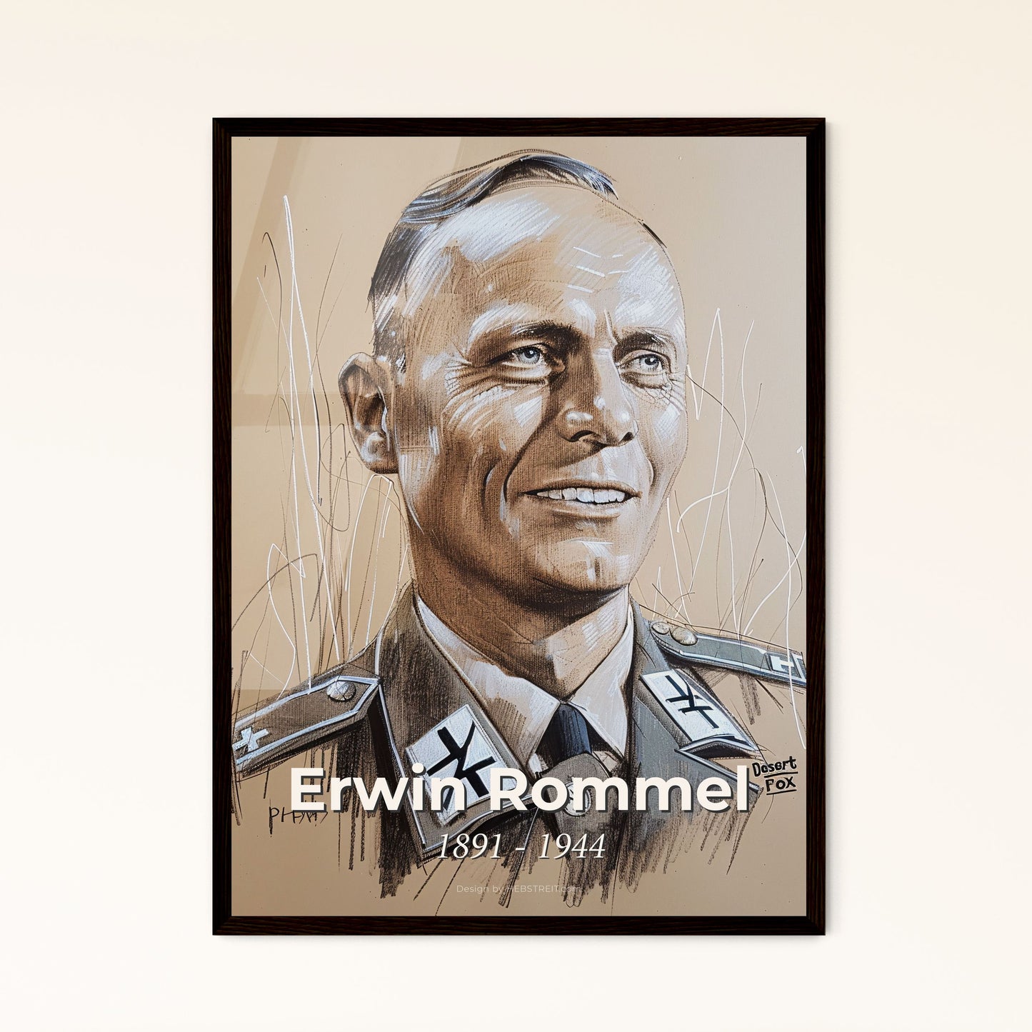 Erwin Rommel Framed Print